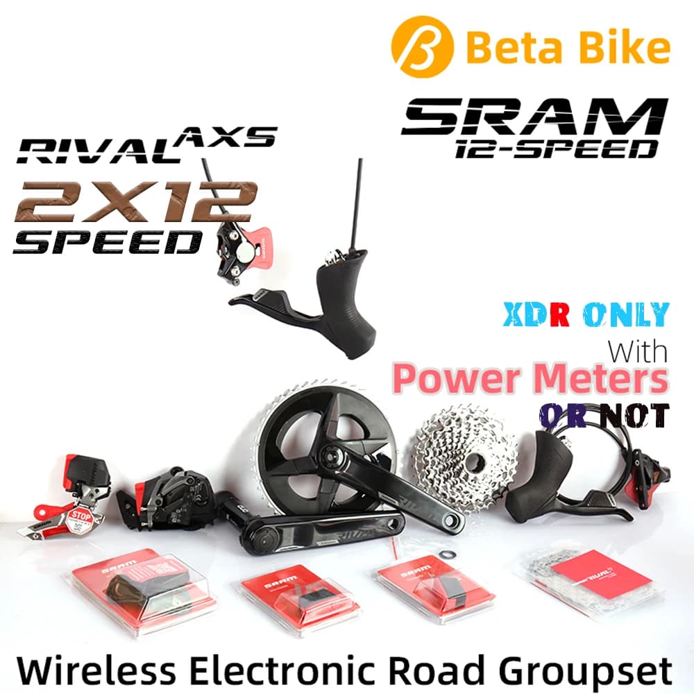 SRAM RIVAL ETAP AXS 2x12s 12 Speed Road Bike Bicycle Kit Power Meter XDR Electronic Wireless Part Groupset Accessories