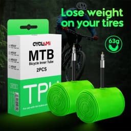 10 Pcs CYCLAMI Ultralight TPU Bike Inner Tube MTB 26 27.5 29 Inch Bicycle 63g French Valve Tyre Repair Tools Cycling Wholesaler
