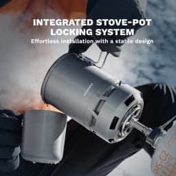 Fire-Maple Petrel Quickboil Pro System Ultralight Cooking System Portable Lightweight Outdoor Backpacking Gas Stove for Camping