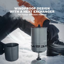 Fire-Maple Petrel Quickboil Pro System Ultralight Cooking System Portable Lightweight Outdoor Backpacking Gas Stove for Camping