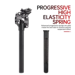 Aluminum Alloy Bike Seatpost Length 350mm Universal Bicycle Seat Post Compatible with 27.2mm/30.9mm/31.6mm Diameters for Mountai