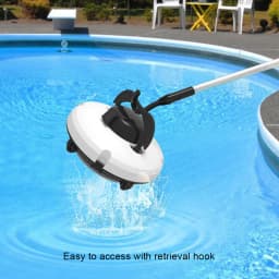 Fully Automatic Pool Cleaning Robot Wireless Smart Pool Robot Underwater Vacuum Cleaner for Flat Ground Pools