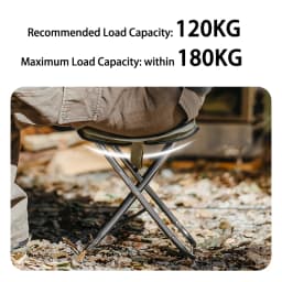 Naturehike Compact Folding Stool 7075 Aluminum Alloy Outdoor Portable Barbecue Fishing Collapsible Chair Camping Hiking Stool