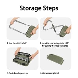 Naturehike Compact Folding Stool 7075 Aluminum Alloy Outdoor Portable Barbecue Fishing Collapsible Chair Camping Hiking Stool