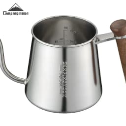 CAMPINGMOON Coffee hand pot 304 stainless steel goose neck fine mouthed pot outdoor kettle coffee pot