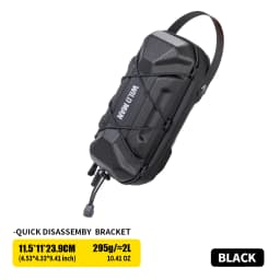 WILD MAN MTB Front Bicycle Bag – EVA Hard Shell Large Capacity Storage Pouch | PU+EVA/TPU+Polyester | Waterproof Zipper