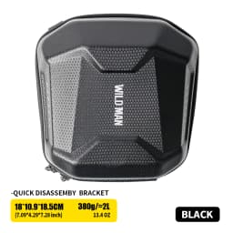 WILD MAN MTB Front Bicycle Bag – EVA Hard Shell Large Capacity Storage Pouch | PU+EVA/TPU+Polyester | Waterproof Zipper