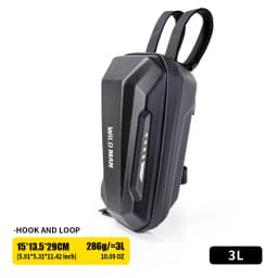 WILD MAN MTB Front Bicycle Bag – EVA Hard Shell Large Capacity Storage Pouch | PU+EVA/TPU+Polyester | Waterproof Zipper