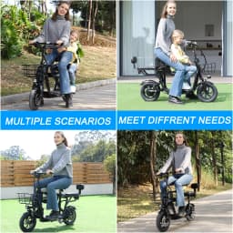 Electric Scooter with Seat for Adult,36V Electric Scooter with 500W Motor,20 Mile Range,17.4mph,e Scooters with Adjustable Seat