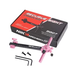 Archery Recurve Bow Sight (carbon style)  9inch T Shape Target Sight For Shooting Hunting Accessories Right Hand Black/Pink/Red