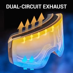 KAPVOE Magnetic Snow Goggles Double Layer Anti-Fog UV Protection for Skiing Snowboarding High-definition Clarity Unisex Skiing