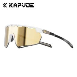 Kapvoe Lightweight Photochromic Sunglasses Real Carbon Fiber Cycling Glasses for Men UV400 MTB Bike Bicycle Sports Eyewear