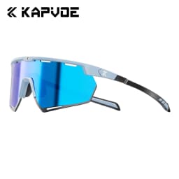 Kapvoe Lightweight Photochromic Sunglasses Real Carbon Fiber Cycling Glasses for Men UV400 MTB Bike Bicycle Sports Eyewear