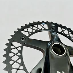 TSUNAMI Hollow Integrated Crankset 49T Chainwheel 7075 Aluminum Alloy 165mm Crank Fixed Gear Bike Parts Including B.B.