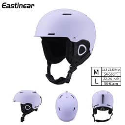 Eastinear 2024 New Outdoor Professional Ski Helmet Warm Anti-collision Mirror Cap Integrated Men's and Women's Ski Equipment