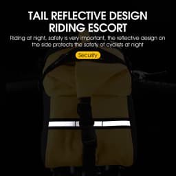 WEST BIKING Waterproof Expandable Bike Pannier Bag Hard Shell Bicycle Rear Rack Trunk Bag with Shoulder Strap for MTB Cycling