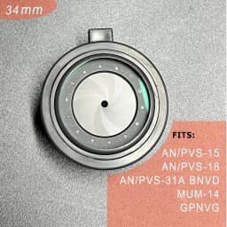 NVG Focus Enhancement Scope Cap With Adjustable IRIS Aperture For PVS14 PVS31 PVS18 Night Vision Goggle Protector Cap Lens Hood