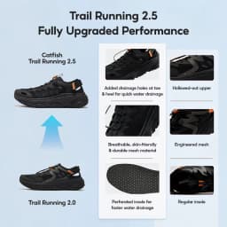 361 Degrees Men's Catfish-canyoning Shoes 2.5 Summer Air Mesh Breathable Anti-slip Outdoor Walking Fishing Male Sandal 672623303