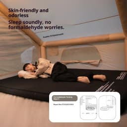 Thickened Sponge Pad, Portable Outdoor Mattress, with Integrated Air Pump for Inflation and Deflation, Self-inflating Mattress