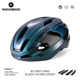 ROCKBROS Carbon Fiber Bicycle Helmet Composite Safe Cycling Helmet Men Women Intergrally-Molded High-Density Foaming Bike Helmet