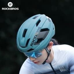 ROCKBROS Carbon Fiber Bicycle Helmet Composite Safe Cycling Helmet Men Women Intergrally-Molded High-Density Foaming Bike Helmet