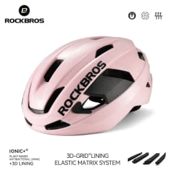 ROCKBROS Carbon Fiber Bicycle Helmet Composite Safe Cycling Helmet Men Women Intergrally-Molded High-Density Foaming Bike Helmet