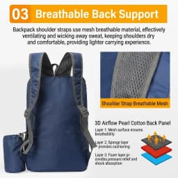 20L Foldable Ultralight Backpack Durable Unisex Travel Hiking Outdoor Bag Portable Waterproof Cycling Camping Bag for Man