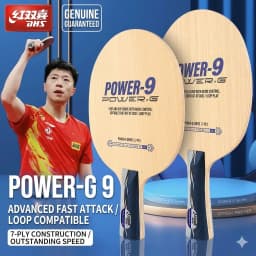 DHS PG9 POWER G9 G8 G7 PG 9 7-Ply OFF++ Table Tennis Blade for PingPong Racket De Mesa Same with Hurricane Long