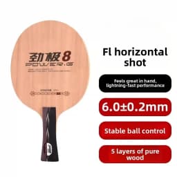 DHS PG9 POWER G9 G8 G7 PG 9 7-Ply OFF++ Table Tennis Blade for PingPong Racket De Mesa Same with Hurricane Long