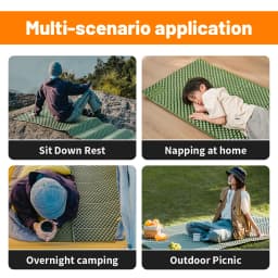 Naturehike 2024 New Camping Mat Winter Warm Moisture Proof Ultralight Sleeping Pad 4 Season Widen Hiking Travel 1-2 Person Mats