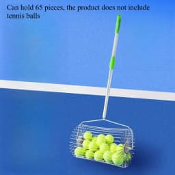 Tennis Ball Picker Upper Roller Lightweight Stainless Steel Rolling Design Portable Practice Training Tool Easy Use Recovery