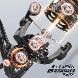 HASIDA Hot Sale Butterfly BFS Spinning Reel Compact Body High Strength Main Frame Long Casting Low Resistance Light Fishing Reel