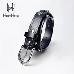 Hello Horse Equestrian Sports Belt Cowhide Belt Horse Riding Belt Casual Equestrian Belt Rider Equipment