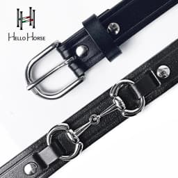 Hello Horse Equestrian Sports Belt Cowhide Belt Horse Riding Belt Casual Equestrian Belt Rider Equipment