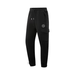 Li-Ning Men's Wade Pants WARM AT Winter Fleece Loose Fit 74%Cotton 26%Polyester LiNing Comfortable Trousers AKLV785
