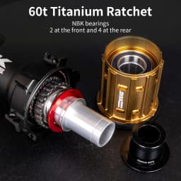 KORE Road Bicycle Wheelset 60T Titanium Ratchet Hub 38/45/50/60MM 700C T1000 Carbon Road 24H Pillar 2015 Road Racing Wheelset