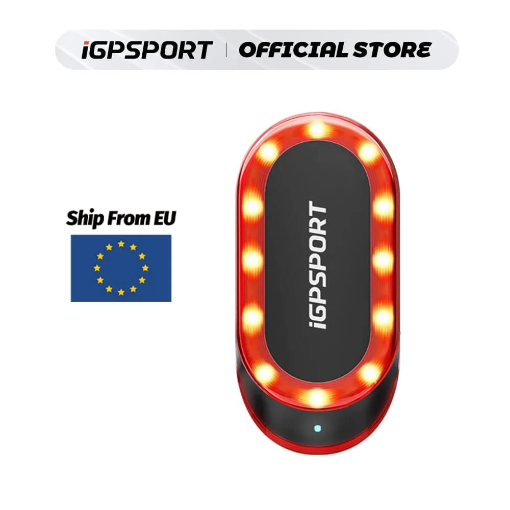 iGPSPORT SRmini Radar Tail Light Smart Rear Bike Light Brake Warning IPX7 Waterproof Cycling Taillight 7 Light Modes Tail Lamp