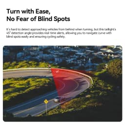 iGPSPORT SRmini Radar Tail Light Smart Rear Bike Light Brake Warning IPX7 Waterproof Cycling Taillight 7 Light Modes Tail Lamp