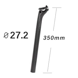 ELITAONE Offset 20mm MTB/Road Bike Seatpost 27.2/30.9/31.6mm Carbon Seat Post UD Bare Carbon