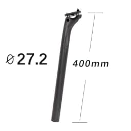 ELITAONE Offset 20mm MTB/Road Bike Seatpost 27.2/30.9/31.6mm Carbon Seat Post UD Bare Carbon