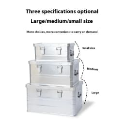 MOUNTAINHIKER 20L 30 48L 50L 80L 96L Camping Picnic Travel Aluminum Alloy Large Capacity Box Accessories Storage Bag Hiking Box