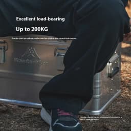 MOUNTAINHIKER 20L 30 48L 50L 80L 96L Camping Picnic Travel Aluminum Alloy Large Capacity Box Accessories Storage Bag Hiking Box