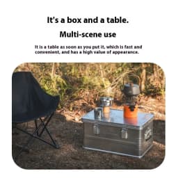 MOUNTAINHIKER 20L 30 48L 50L 80L 96L Camping Picnic Travel Aluminum Alloy Large Capacity Box Accessories Storage Bag Hiking Box
