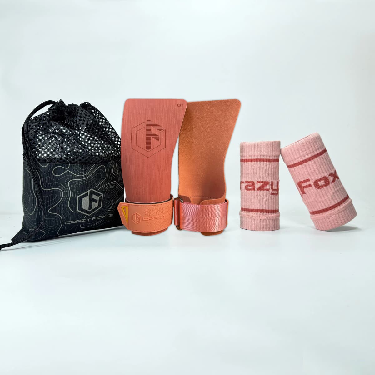 Crazy Fox Heron Series Set Uses the Latest Anti Friction Materials, Providing a Stronger Grip and a Pull Up Palm Guard Set