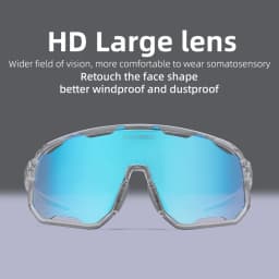 ROCKBROS Cycling Glasses Goggles Polarized/Photochromic Sunglasses Sport Big frame Eyewear UV400 Sun Protection with 2 Lens
