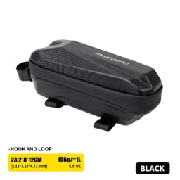 TAKEZERO A2X Large-capacity Road and Mountain Bike Touchscreen Phone Hard-shell Bag, Cycling Storage Quick-release Top Tube Bag