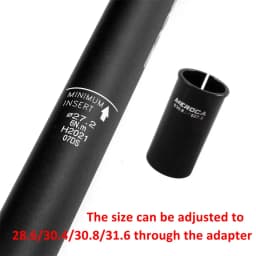 ZOOM Bicycle Dropper Seatpost 27.2-33.9MM Internal Routing 80mm Travel For MTB Gravel/Road Bikes Winter Cycling Accessories