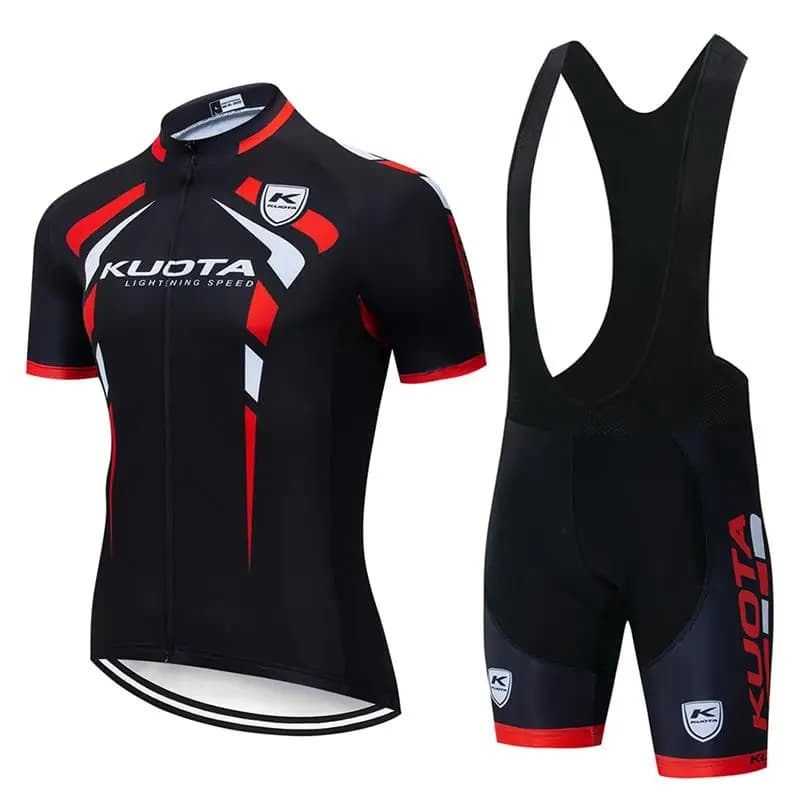 KUOTA Bike Shirts Men Summer Short Sleeve Cycling Jersey Set MTB Maillot Ropa Ciclismo Bicycle Wear Breathable Cycling Clothing