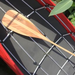 Wooden Splicing Canoe Paddles, Single Head Paddles, Artistic Paddles