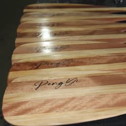 Wooden Splicing Canoe Paddles, Single Head Paddles, Artistic Paddles